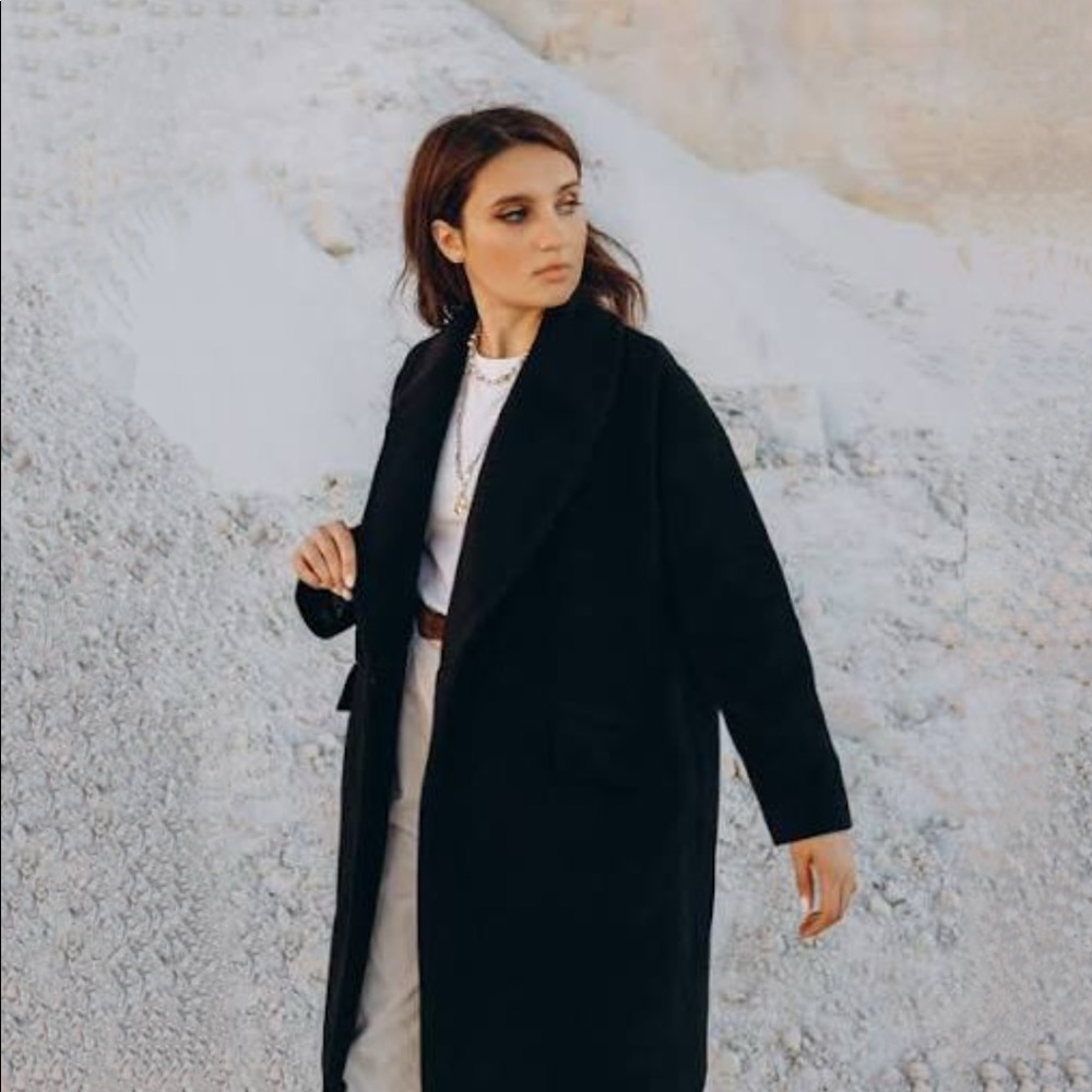 H&M Short Wool-blend Coat size XS